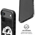 NFL Los Angeles Rams Black & White iPhone 17 Air Magsafe Impact Case
