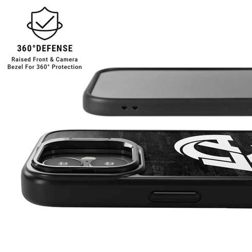 NFL Los Angeles Rams Black & White iPhone 17 Kickstand Case