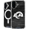NFL Los Angeles Rams Black & White iPhone 17 MagSafe Case