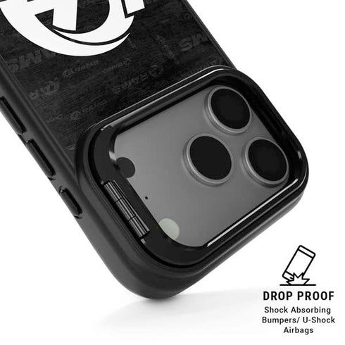 NFL Los Angeles Rams Black & White iPhone 17 Pro Max Kickstand Case