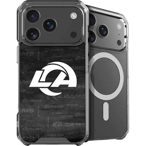 NFL Los Angeles Rams Black & White iPhone 18 Pro MagSafe Case