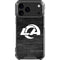NFL Los Angeles Rams Black & White iPhone 18 Pro Max Clear Case