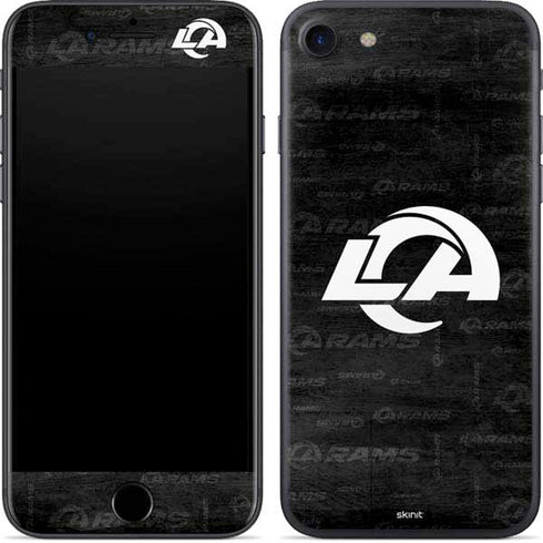 NFL Los Angeles Rams Black & White iPhone 8 Skin