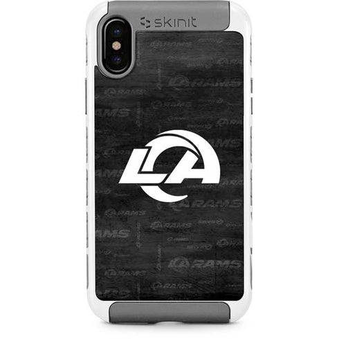 NFL Los Angeles Rams Black & White iPhone Cases