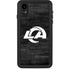 NFL Los Angeles Rams Black & White iPhone Cases