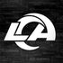 NFL Los Angeles Rams Black & White Dell Latitude Skin