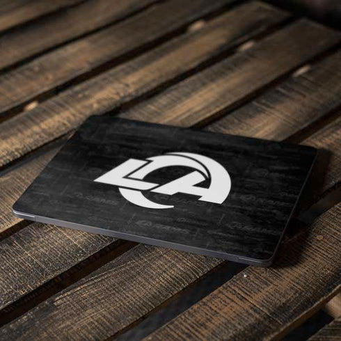 NFL Los Angeles Rams Black & White Apple MacBook Air Skin