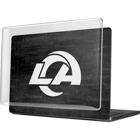 NFL Los Angeles Rams Black & White MacBook Pro 14in (2021-24) Case plus Skin