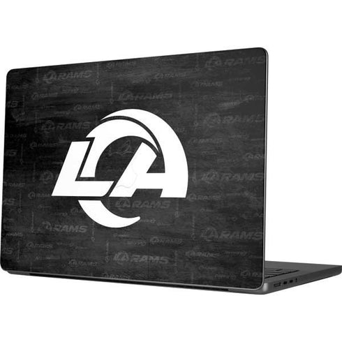NFL Los Angeles Rams Black & White Apple MacBook Pro 14-inch Skin