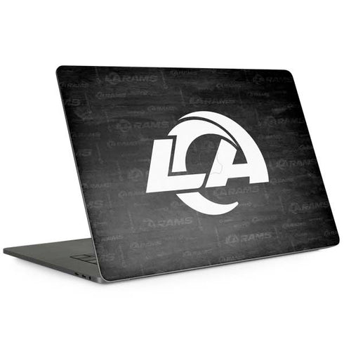NFL Los Angeles Rams Black & White MacBook Skins