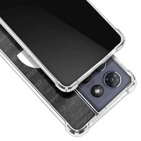 NFL Los Angeles Rams Black & White Moto G 5G (2025) Clear Case