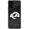 NFL Los Angeles Rams Black & White Moto G Power 5G (2024) Clear Case