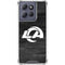 NFL Los Angeles Rams Black & White Moto G Stylus 5G (2025) Clear Case