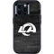NFL Los Angeles Rams Black & White Otterbox Defender iPhone Skin