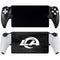 NFL Los Angeles Rams Black & White PlayStation Portal Remote Player Skin
