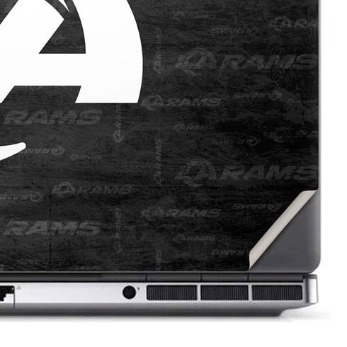 NFL Los Angeles Rams Black & White Dell Precision Skin