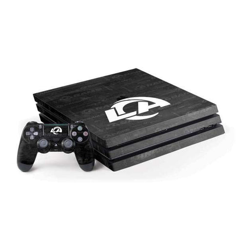 NFL Los Angeles Rams Black & White PlayStation PS4 Skins