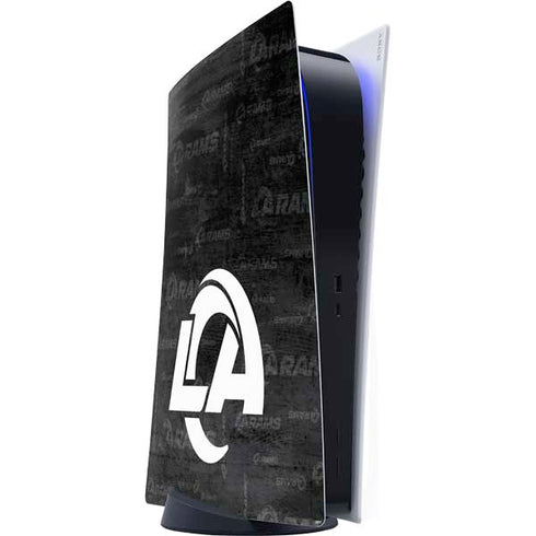 NFL Los Angeles Rams Black & White PlayStation PS5 Skins