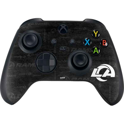 NFL Los Angeles Rams Black & White XBox Series X Digital Edition Bundle Skin