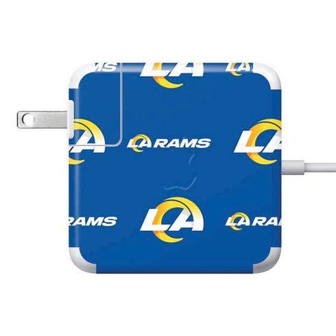 NFL Los Angeles Rams Blitz Series 85W Power Adapter (15 and 17 inch MacBook Pro Charger) Skin