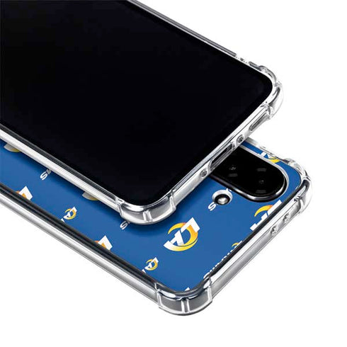 NFL Los Angeles Rams Blitz Series Galaxy A36 5G Clear Case