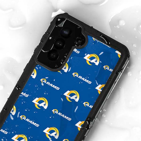 NFL Los Angeles Rams Blitz Series Galaxy S24 Plus Waterproof Case