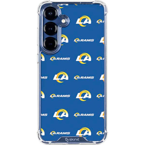 NFL Los Angeles Rams Blitz Series Galaxy S25 Plus Clear Case