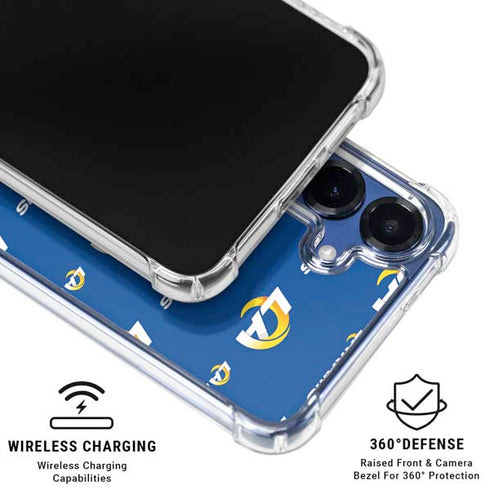 NFL Los Angeles Rams Blitz Series Galaxy S25 Plus Clear Case