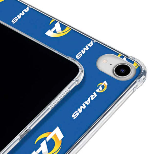 NFL Los Angeles Rams Blitz Series iPad 11th Gen (2025) Clear Case