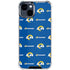NFL Los Angeles Rams Blitz Series iPhone 15 Clear Case