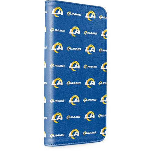 NFL Los Angeles Rams Blitz Series iPhone 15 Folio Case