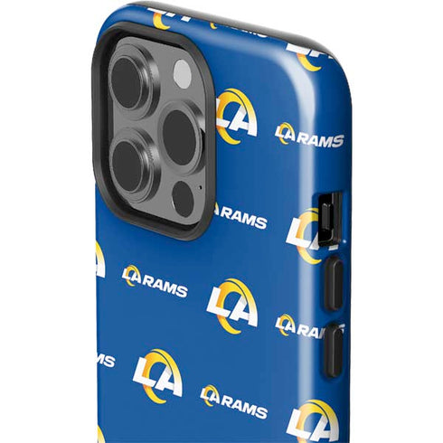 NFL Los Angeles Rams Blitz Series iPhone 15 Pro Impact Case