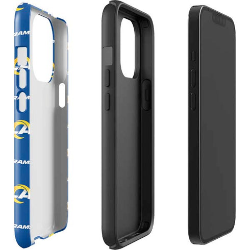 NFL Los Angeles Rams Blitz Series iPhone 15 Pro Impact Case