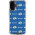 NFL Los Angeles Rams Blitz Series iPhone 16 Clear Case