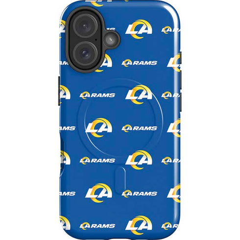 NFL Los Angeles Rams Blitz Series iPhone 16 Magsafe Impact Case