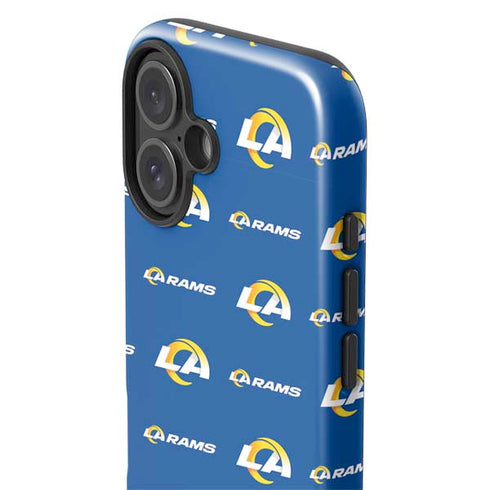 NFL Los Angeles Rams Blitz Series iPhone 16 Plus Impact Case