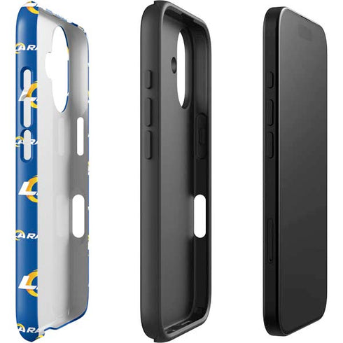 NFL Los Angeles Rams Blitz Series iPhone 16 Plus Impact Case