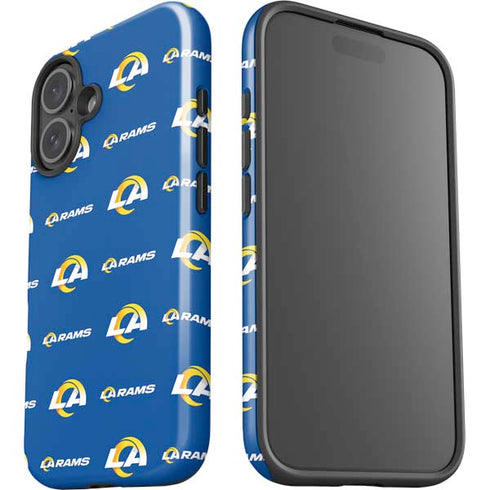 NFL Los Angeles Rams Blitz Series iPhone 16 Plus Impact Case