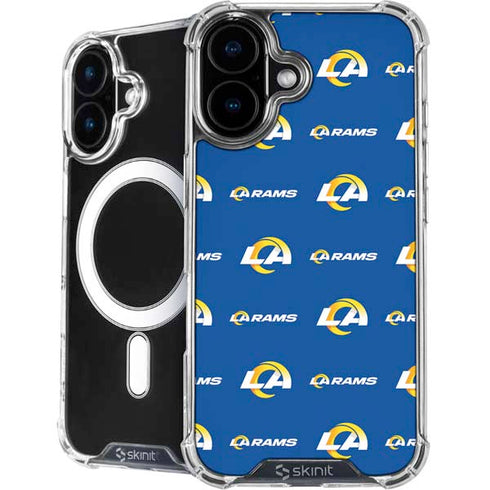 NFL Los Angeles Rams Blitz Series iPhone 16 Plus MagSafe Case