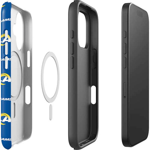 NFL Los Angeles Rams Blitz Series iPhone 16 Plus Magsafe Impact Case