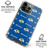 NFL Los Angeles Rams Blitz Series iPhone 16 Pro Clear Case