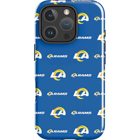 NFL Los Angeles Rams Blitz Series iPhone 16 Pro Max Impact Case