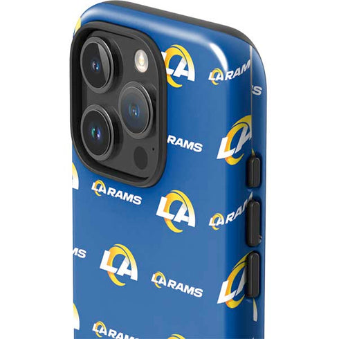 NFL Los Angeles Rams Blitz Series iPhone 16 Pro Max Impact Case