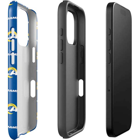 NFL Los Angeles Rams Blitz Series iPhone 16 Pro Max Impact Case