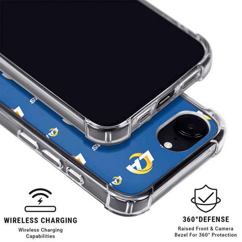 NFL Los Angeles Rams Blitz Series iPhone 16e MagSafe Case
