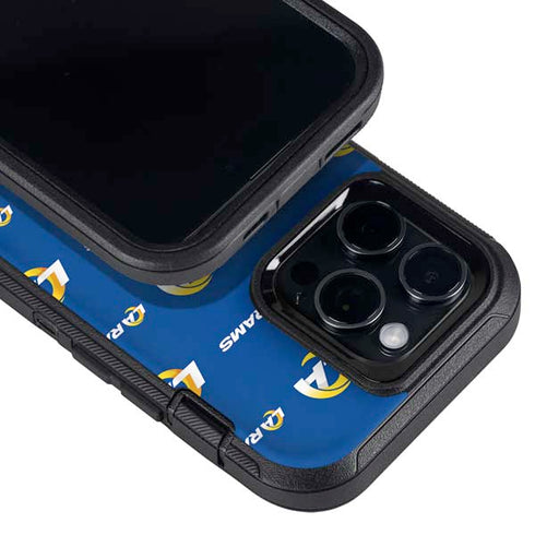 NFL Los Angeles Rams Blitz Series Otterbox Defender iPhone Skin