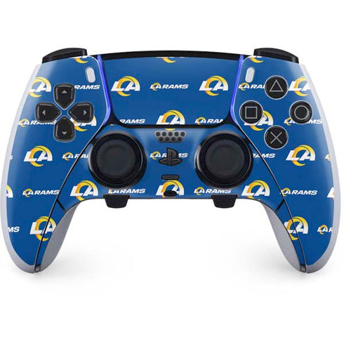 NFL Los Angeles Rams Blitz Series PS5 DualSense Edge Pro Controller Skin