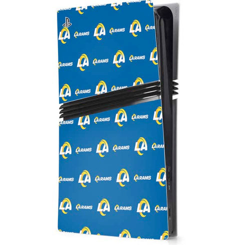 NFL Los Angeles Rams Blitz Series PS5 Pro Console Skin