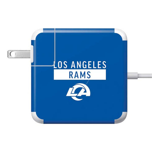 NFL Los Angeles Rams Blue Performance Series 85W Power Adapter (15 and 17 inch MacBook Pro Charger) Skin