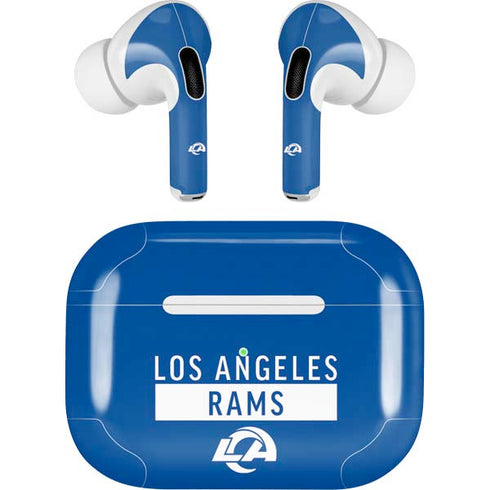 NFL Los Angeles Rams Blue Performance Series AirPods Skins